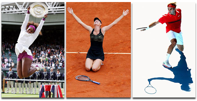 Серена Уильямс, Роджер Федерер, ATP, Мария Шарапова, фото